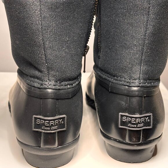 Sperry Pebbled Leather Duck Boot Size 8 - Picture 3 of 7